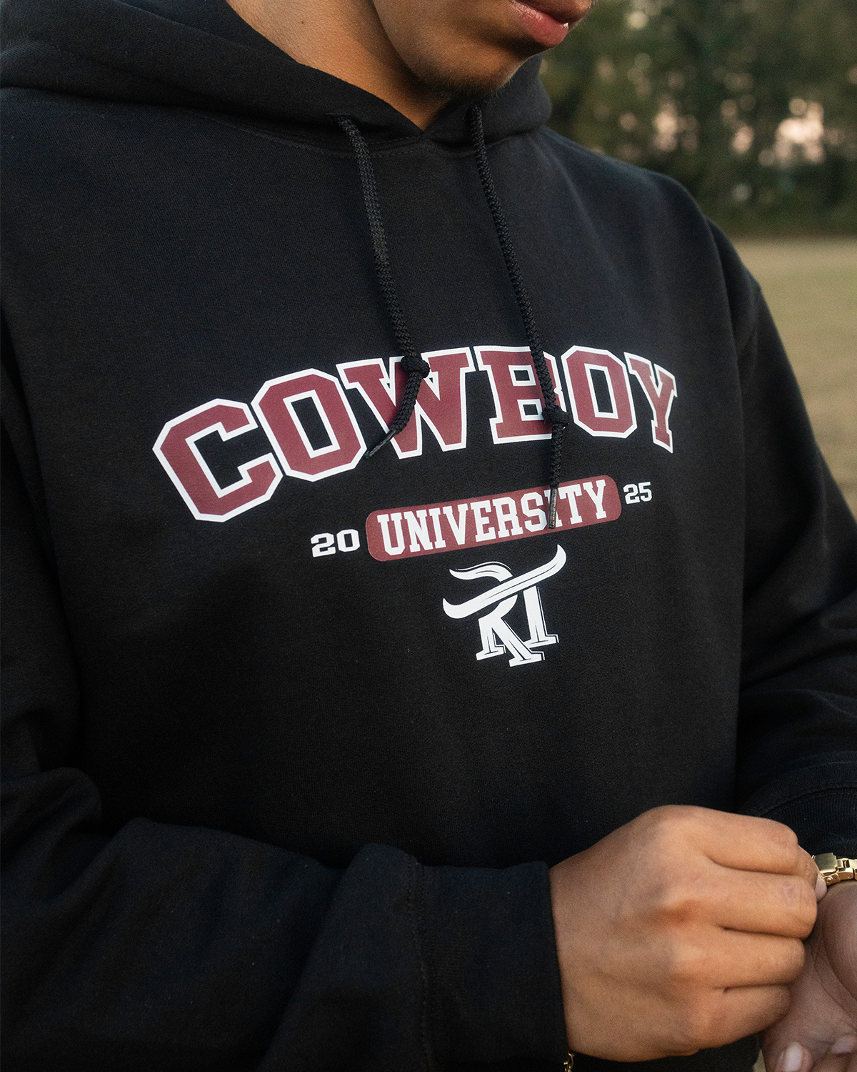 Red Cowboy University Hoodie